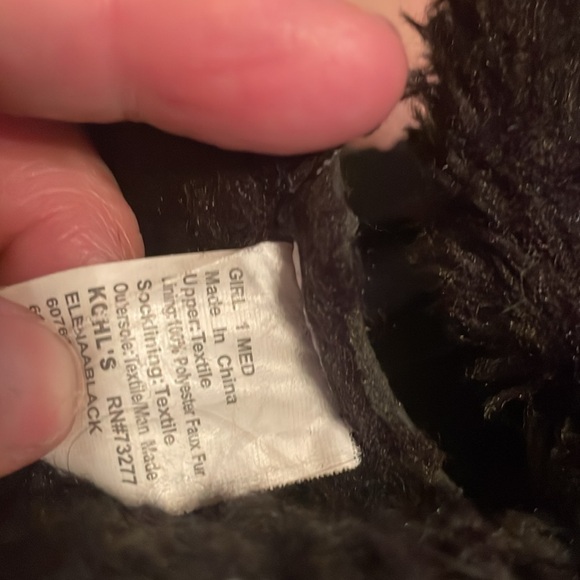 Kids girl black boots - Picture 6 of 6